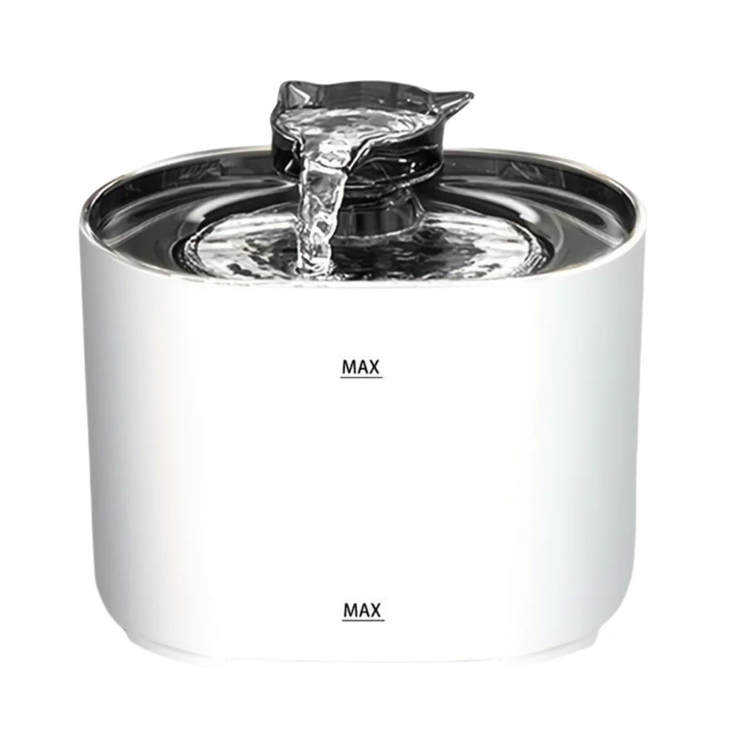 Large Capacity Smart Pet Fountain Dispenser - 74.39 Oz/2.2 Liters, Silent Automatic Circulation for Cats and Dogs
