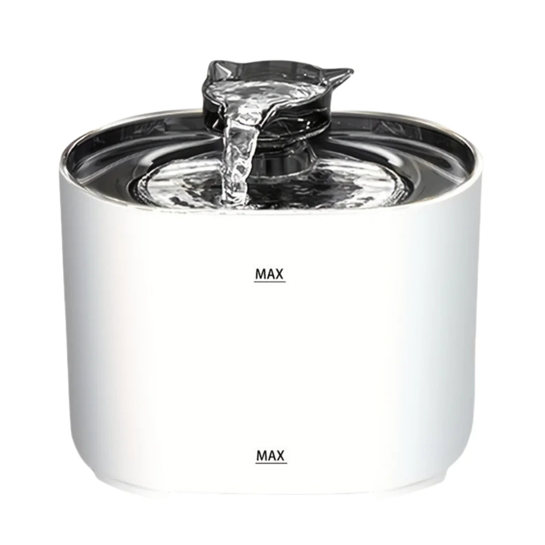 Large Capacity Smart Pet Fountain Dispenser - 74.39 Oz/2.2 Liters, Silent Automatic Circulation for Cats and Dogs