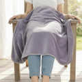 Grounding Blanket 50x60 Inch - Enhance Sleep & Relieve Pain with Conductive Grounding Mat (Gray)