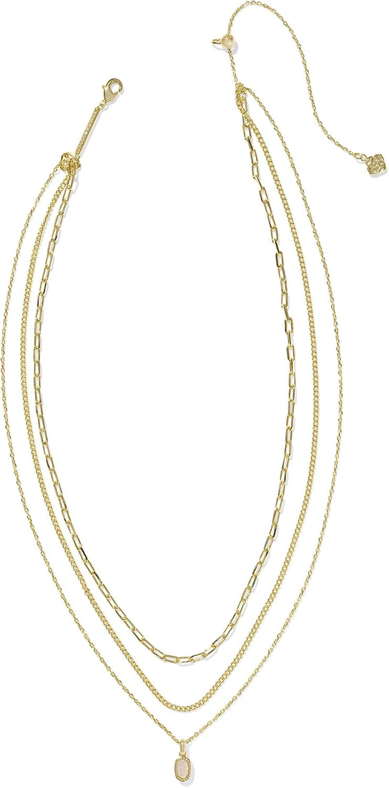 Kendra Scott Elisa Triple Strand Necklace - Elegant Fashion Jewelry for Women