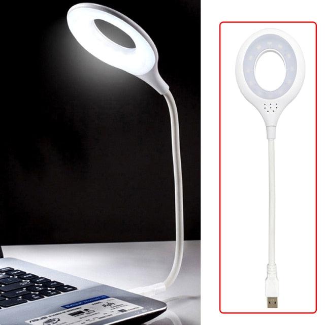 Dimmable LED Desk Lamp with Pen Holder – USB Rechargeable, Eye Protection