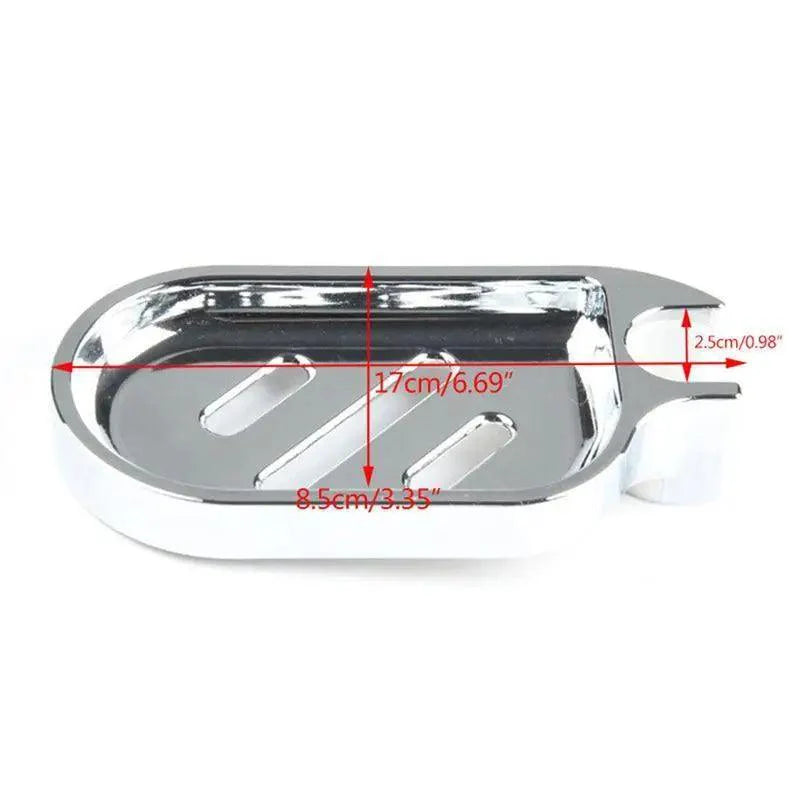Draining Soap Dish & Sponge Holder Set for Shower, Tub & Kitchen