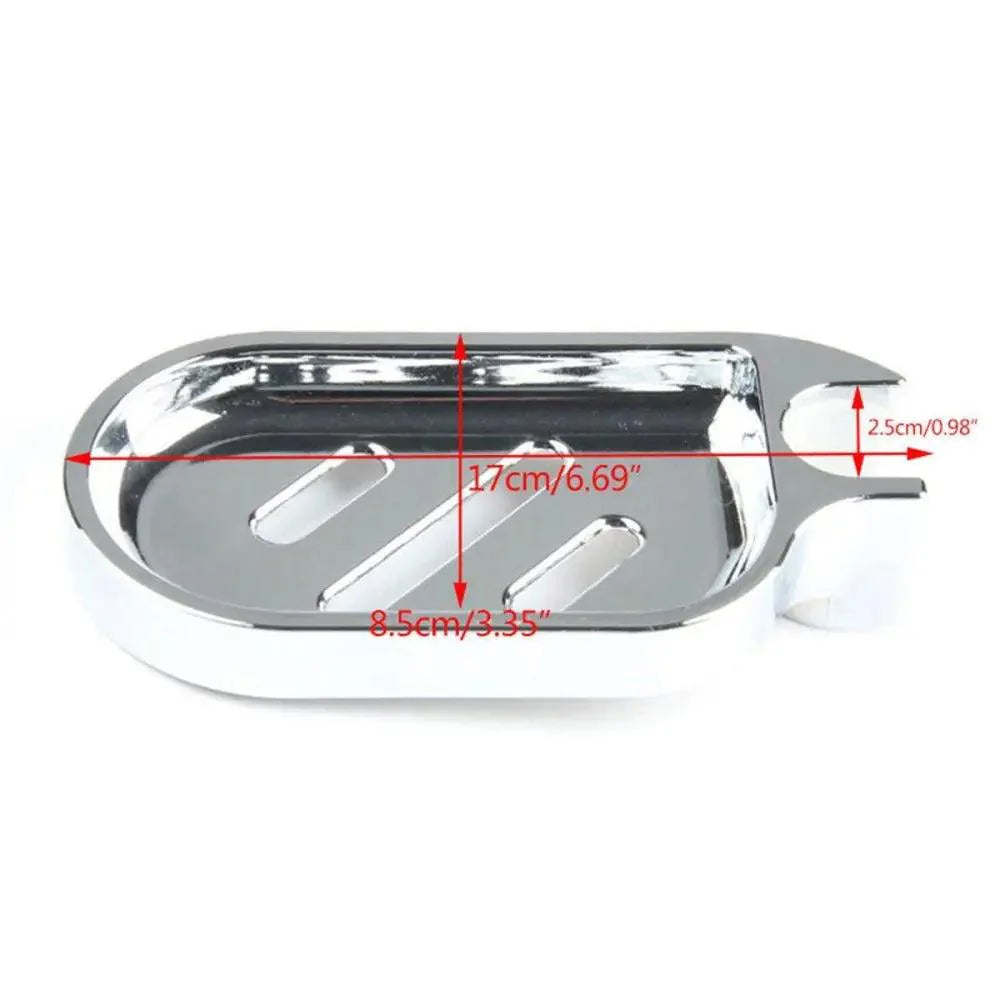 Draining Soap Dish & Sponge Holder Set for Shower, Tub & Kitchen