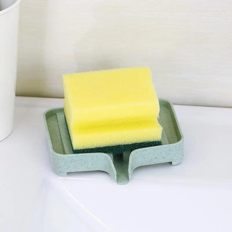 Waterfall Draining Soap & Sponge Holder for Shower, Sink & Kitchen