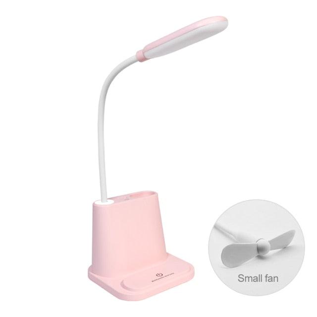 Dimmable LED Desk Lamp with Wireless Charging – Kids & Bedside Reading